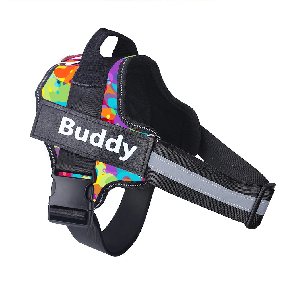 Trailblazer Personalized Reflective Dog Harness