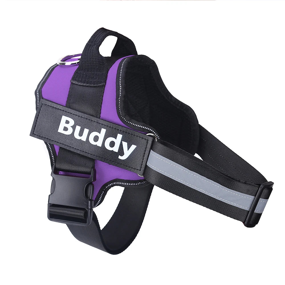 Trailblazer Personalized Reflective Dog Harness