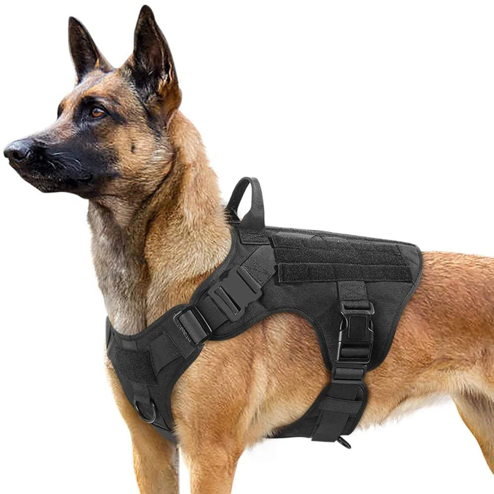 Elite Tactical Dog Harness Set