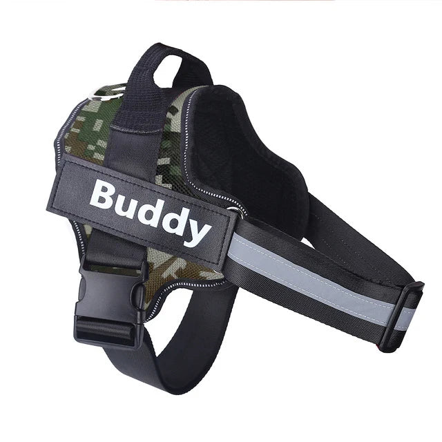 Trailblazer Personalized Reflective Dog Harness